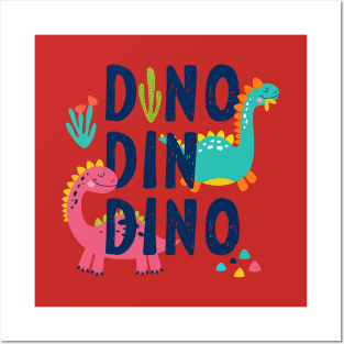 Dino Din Dino Posters and Art